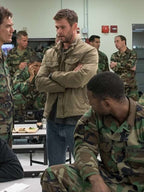 Chris Hemsworth 12 Strong Green Jacket