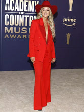 Acm Awards 2024 Lainey Wilson Red Suit