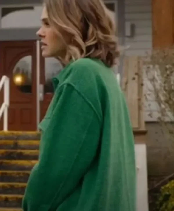 Aimee Teegarden An Easter Bloom Green Jacket