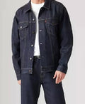American Idol Slater Nally Dark Blue Trucker Jacket
