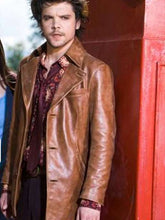 Hatter Alice Andrew Lee Potts Brown Leather Jacket
