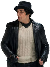 Anthony Ippolito I Play Rocky Black Leather Blazer