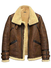 Men’s Flight Aviator B3 Shearling Leather Jacket
