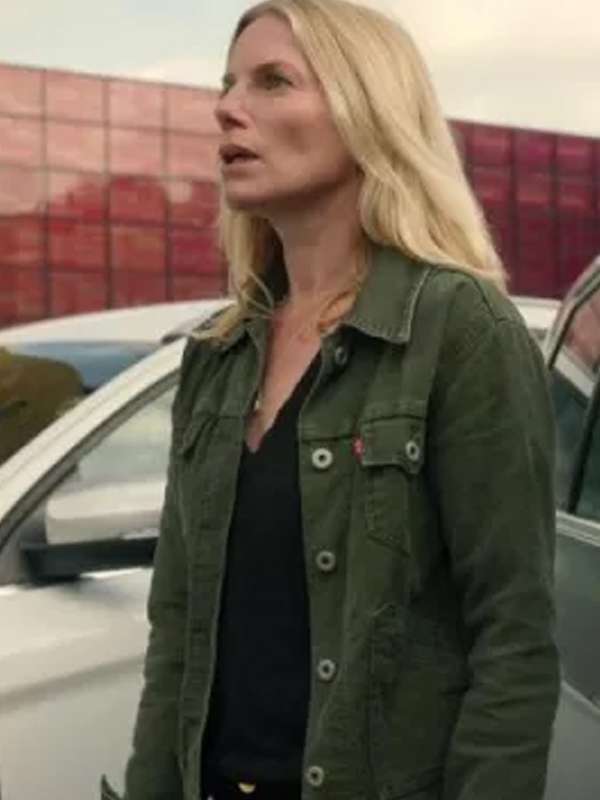 Eva Birthistle Bad Sisters Green Cotton Jacket