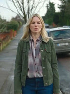 Eva Birthistle Bad Sisters Green Cotton Jacket