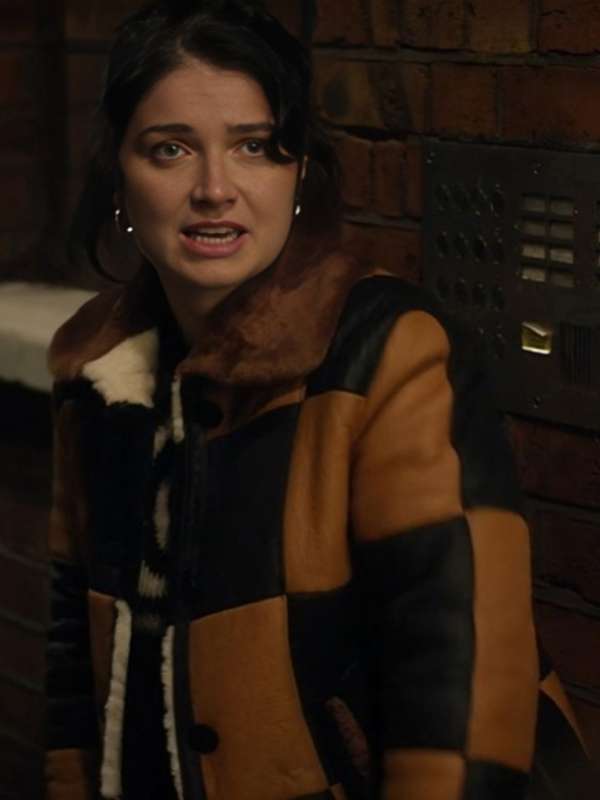 Becka Garvey Bad Sisters S02 Shearling Leather Jacket