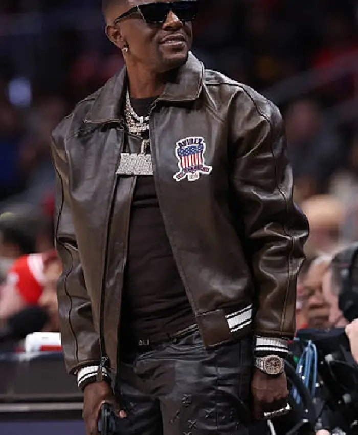 Boosie Badazz Chicago Bulls v Atlanta Hawks Leather Jacket
