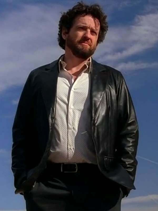 Declan Breaking Bad Black Leather Blazer