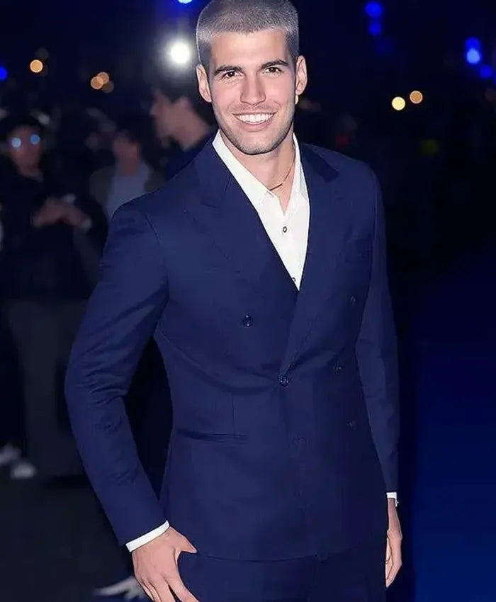 Carlos Alcaraz Nitto ATP Finals Blue Blazer For Sale