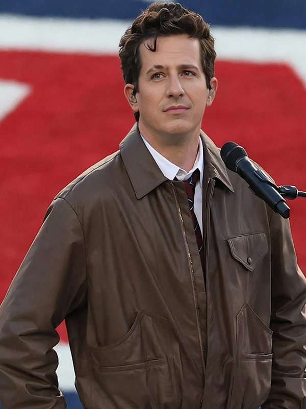 Super Bowl 60 Charlie Puth Anthem Leather Jacket
