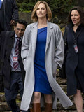 Long Shot Charlize Theron Grey Trench Coat