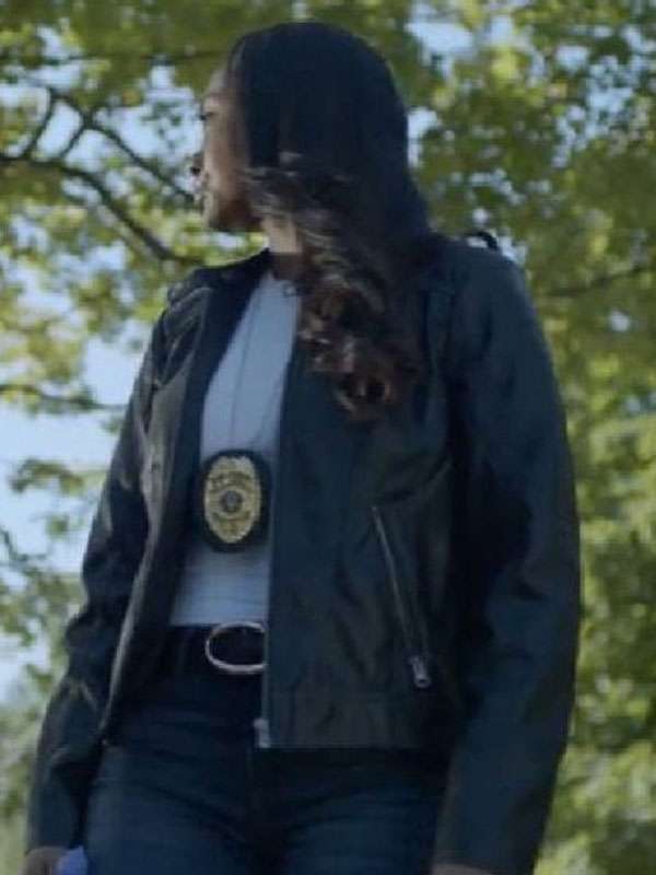 Joyce Glenn Checkmate Black Leather Jacket
