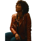 Clipped Yvonna Pearson Brown Jacket