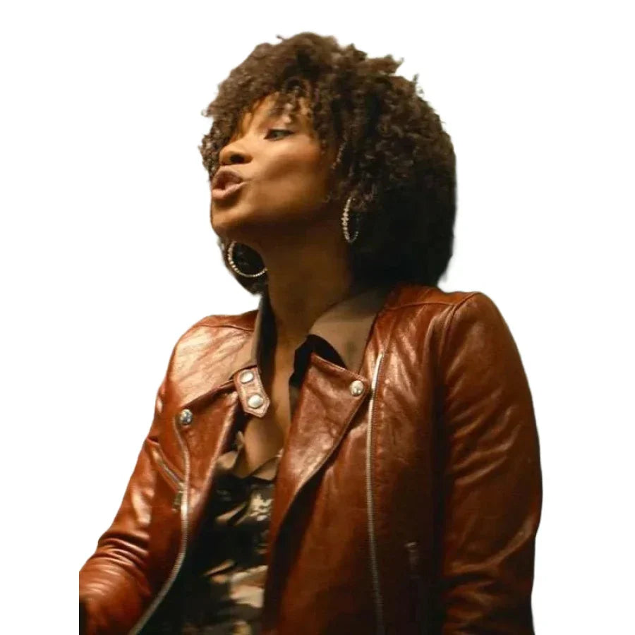 Clipped Yvonna Pearson Brown Jacket