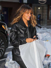 Halle Berry Crime 101 Black Leather Jacket