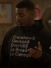 All American Spencer James Black Hoodie