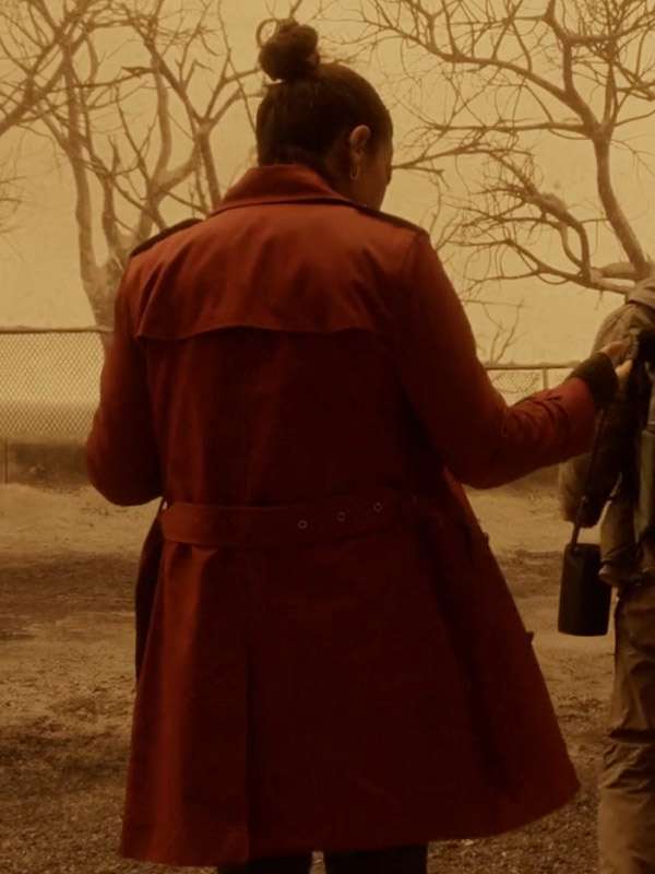 Amanda Lucas Dark Matter Red Coat