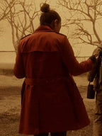 Amanda Lucas Dark Matter Red Coat