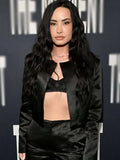 Demi Lovato The Moment Premiere Cropped Jacket