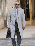 Denzel Washington Here Comes the Flood Grey Coat