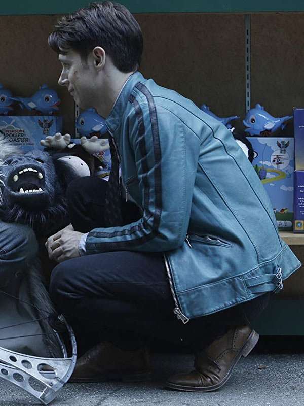Dirk Gently’s Holistic Samuel Barnett Blue Jacket
