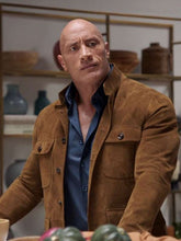 Dwayne Johnson Young Rock S02 Brown Leather Jacket
