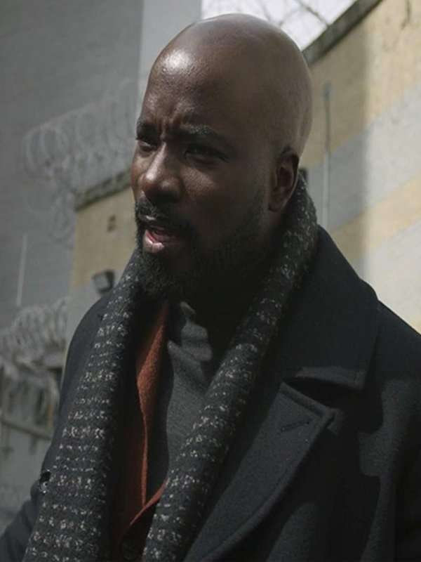 Evil Mike Colter Black Wool Coat