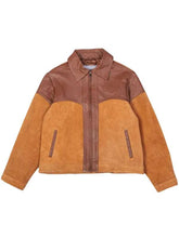 Edmonton Oilers Brown Suede Leather Jacket