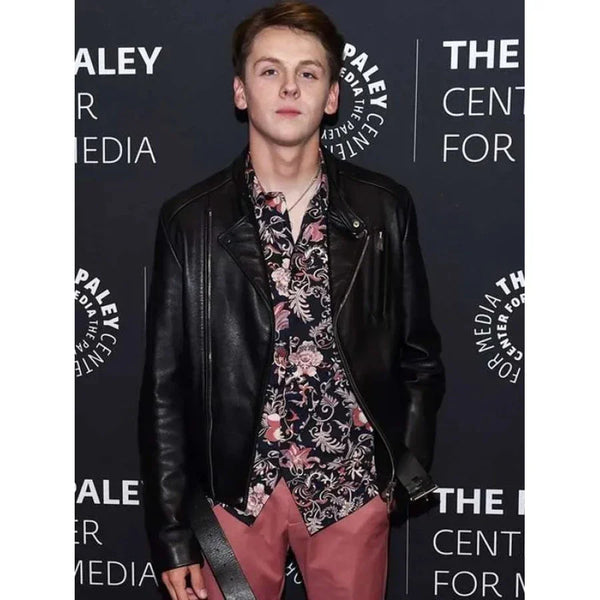 Cobra Kai Eli Moskowitz Black Leather Jacket