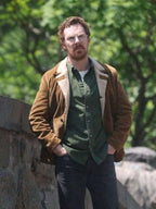 Benedict Cumberbatch Eric Shearling Brown Jacket