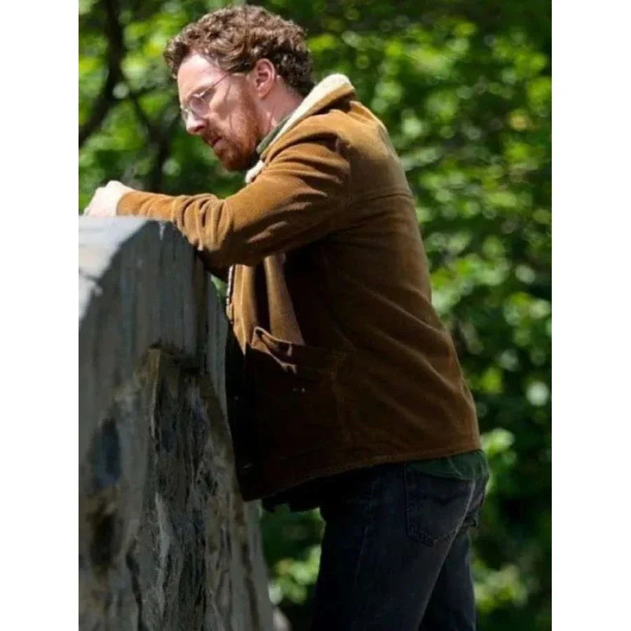 Eric S01 Benedict Cumberbatch Shearling Brown Jacket