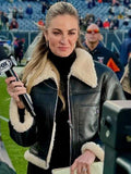 Erin Andrews Black Leather Jacket