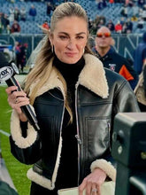 Erin Andrews Black Leather Jacket