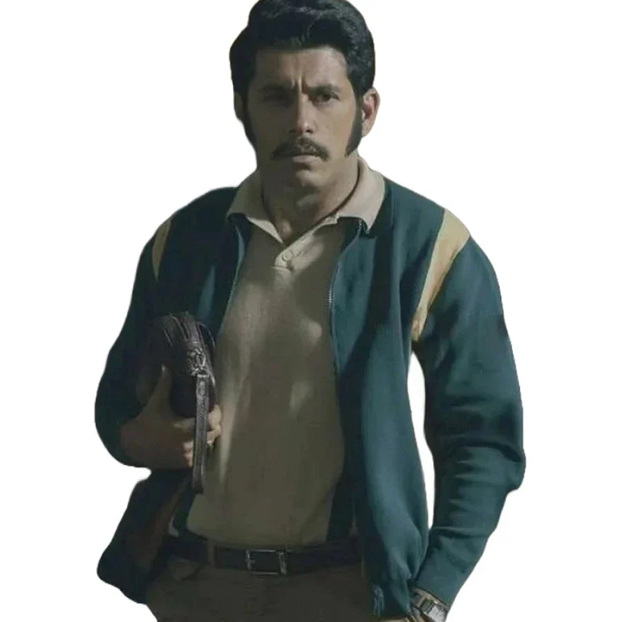 Eva Lasting Santiago Alarcon Blue Bomber Jacket