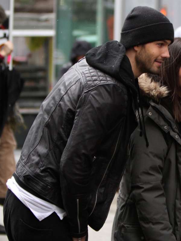 Casey Deidrick Eye Candy Black Leather Jacket