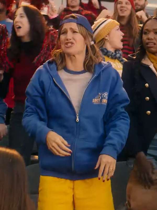 Jennifer Garner Family Switch Blue Hoodie