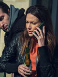 Maya Stern Fool Me Once S01 Black Leather Jacket