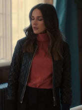 Maya Stern Fool Me Once S01 Black Leather Jacket