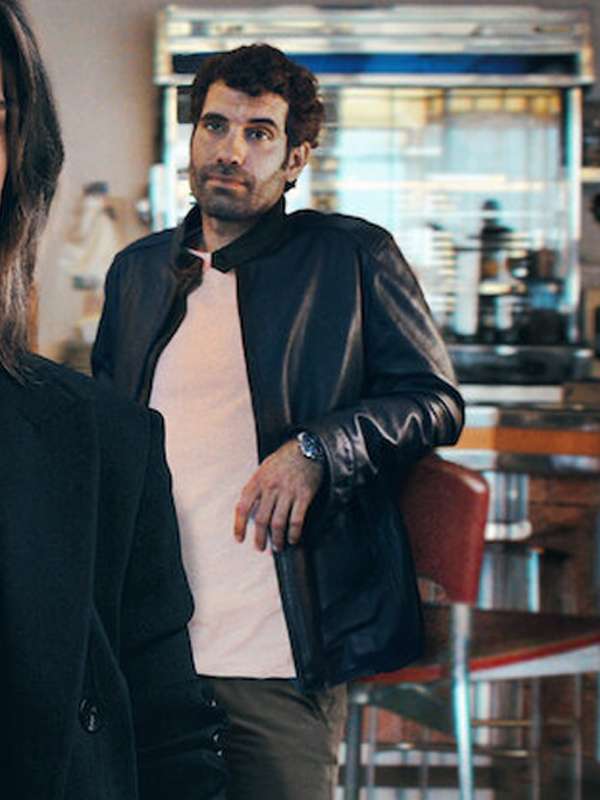 Tamar Novas Gangs Of Galicia Black Leather Jacket