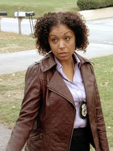 Kathy-Ann Hart Go Chase Yourself Brown Leather Jacket