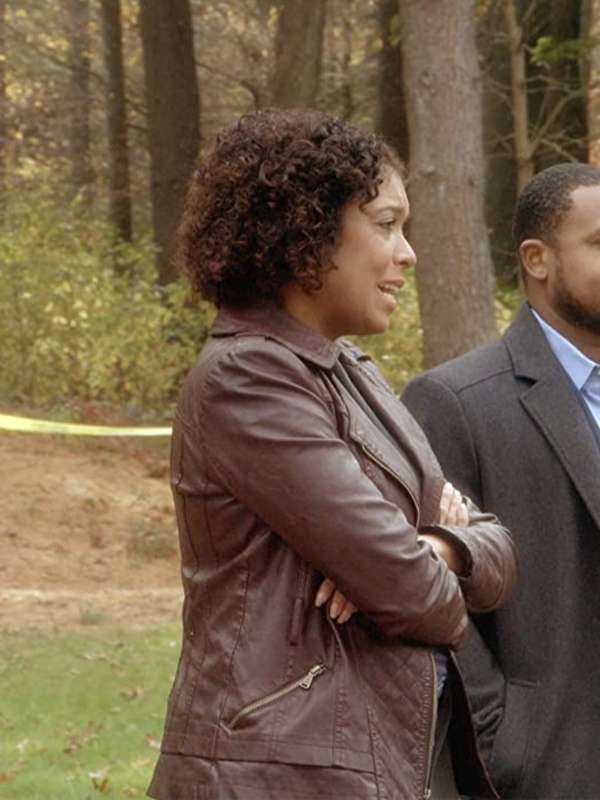 Kathy-Ann Hart Go Chase Yourself Brown Leather Jacket