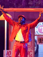 Tyler The Creator Grammy 2026 Red Leather Jacket