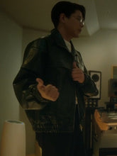 Hyeon-cheol The Trunk Black Leather Jacket
