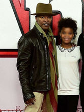 Jamie Foxx Annie Movie Event Leather Jacket