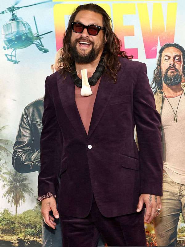 Jason Momoa The Wrecking Crew Movie Event Blazer