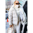 Jennifer Lopez Hooded Jacket