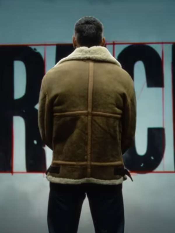 Joel Sánchez Berlin 2023 Shearling Suede Leather Jacket