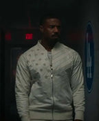 Jordan Creed Michael B. Jordan White Bomber Jacket For Sale