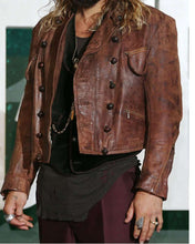 Justice League Aquaman Brown Leather Jacket