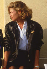 Kelly McGillis Top Gun Leather Jacket